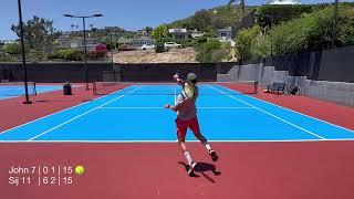 7 UTR vs rusty 11 UTR Laguna Beach California