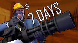 TF2 Spy Main Plays Heavy for 7 DAYS