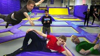 SIDEMEN TRAMPOLINE CHALLENGES Injury Warning