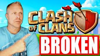 the problem with Clash of Clans right now