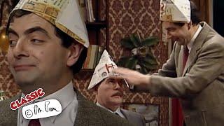 A Party A Day Makes Mr Bean A Happy Man  Mr Bean Funny Clips  Classic Mr Bean