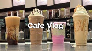 Starbucks Cafe Vlog  Target Starbucks  ASMR