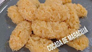 COCADA DE MARACUJÁ COM LEITE CONDENSADO 