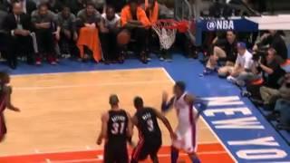 Dwayne Wade stuffs Carmelos dunk May 6 2012