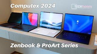 ASUS Zenbook S 16 ProArt P16 ProArt PX13 & PZ13 Hands-On Computex 2024