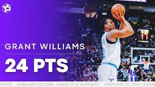 Grant Williams With Career-High 4th Straight 15+ PT Game v Jazz  2222024