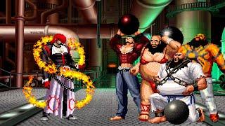 KOF Mugen Destructive God Iori vs Chang Koehan Team