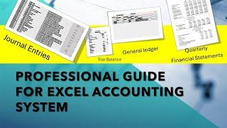 User Guide for The best accounting system on Excel with quarterly financial statements