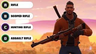 Guess The Fortnite Gun Sound Effect Gun Sound Challenge