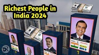 Indias  Richest People 2024  3D comparison