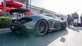 Taking The Only Exposed Satin Carbon Fiber P1 in The World to Cars and Coffee