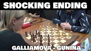 Chess is tragedy  Galliamova - Gunina  Queens pawn game