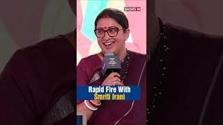 Rapid Fire Session With Union Minister Smriti Irani At Rising Bharat Summit  News18  N18S