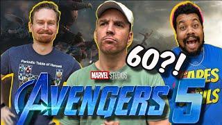 HOW MANY? THE AVENGERS 5 could have over 60 characters return Levy to direct?