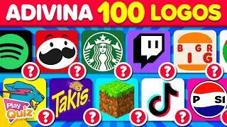 Adivina 100 Logos en 3 Segundos ⏰  ¿Cuántas Marcas conoces?    Play Quiz de Logotipos