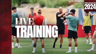 LIVE TRAINING Liverpool FC warm-up in Philadelphia  Pre-Season 2024