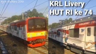 Hunting KRL Livery HUT RI ke 74 tahun 2019  Hunting Kereta Api