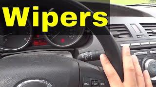 How To Use Windshield Wipers In A Car-Driving Tutorial