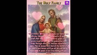 THE HOLY FAMILY PRAYER #shorts #short #prayer