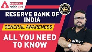 Reserve Bank Of India  All You Need to Know About RBI  General Awareness  Banking Awareness