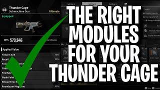 STOP USING THESE MODULES IN YOUR THUNDER CAGE  TRUE BEST THUNDER CAGE BUILD THE FIRST DESCENDANT