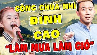 Giọng Hát ĐỈNH CAO Công Chúa Nhí  5 Tuổi LÀM MƯA LÀM GIÓ Cả Trường Quay  THVL