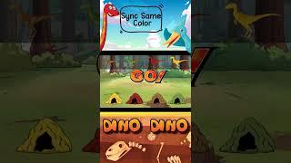 DINO DINO  Sync Same Color  #dinodino #animals #animasi #editing #dinosaurs
