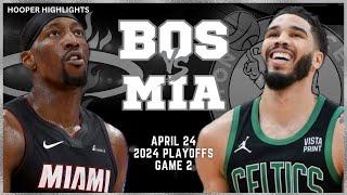 Boston Celtics vs Miami Heat Full Game 2 Highlights  Apr 24  2024 NBA Playoffs
