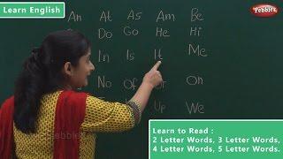 Reading 2 Letter Words  3 Letter Words  4 Letter Words  5 Letter Words  Learn English