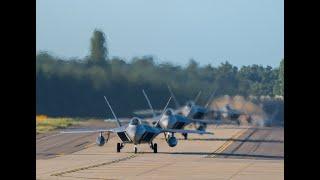 RAF LAKENHEATH. The day the F22S Departed 08082024