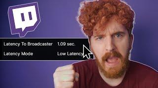 Twitch LOW LATENCY Streaming How to  stream with 1 second of latency