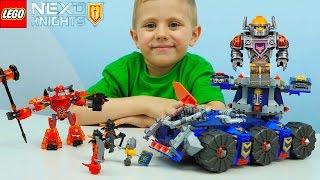 Лего Нексо Найтс Башенный тягач Акселя - Детское видео. Nexo Knights Axls Tower Carrier 70322
