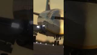 ELECTRIFYING LANDING 737-800 #aviation #msfs2020 #boeing737