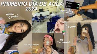 meu primeiro dia de aula 2024  *terceiro ano*