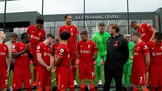 Why am I always on the front?  Inside Liverpools 202122 team photo