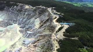 Tangkuban Perahu  Lembang West Java Indonesia Drone Dji Inspire One