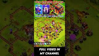 9 Dragon + 7 Bat Spell TH10 Attack #clashofclans #coc #cocshorts #gaming #th10