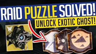 Destiny 2  RAID PUZZLE SOLVED How To Unlock IMPERIOUS SUN Exotic Raid Ghost - DO THIS NOW