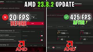 Ultimate Guide of Amd Adrenalin Software Setting  New 23.8.2 AMD Update  Fps Boost Pack