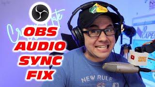 Fix Audio Video Sync Problem in OBS