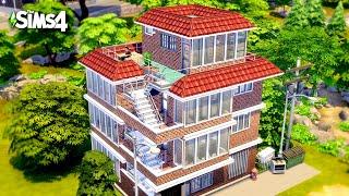 심즈4 건축 다세대 주택 Sims4 Speed Build NO CC 90’s Korean multi-family house