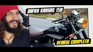 Dafra Kansas 150  Vale a Pena em 2022? CONSUMO TOP SPEED E MAIS Dafra Kansas 150 CUSTOMIZADA REVIEW