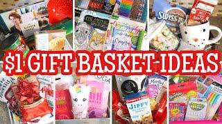 10 $1 DIY DOLLAR TREE GIFT IDEAS  $1 HIGH END GIFT BASKET IDEAS