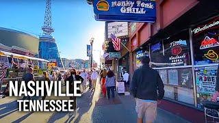 Nashville Walking Tour - Downtown Broadway & Honky-Tonk - Tennessee USA