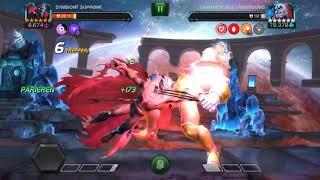 How to Beat easy the Champion Boss in act 6.2.6 with symbiont SupremeMarvel-Contest of Champions
