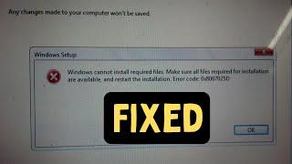 How to Fix Error Code 0x8007025d on Windows 11