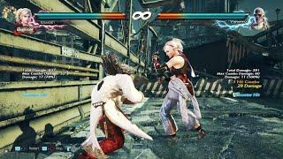 TEKKEN 7 Lidia Sobieska vs Leroy Smith training mode