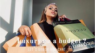 BLACK GIRL LUXURY UNBOXING  HOW TO AFFORD LUXURY ON A BUDGET  PHILELA GODLWANA