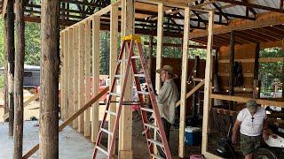 Ep. 32 building barn house part one. #diy #howto #homestead #offgridbuild #northidaho #barndominium