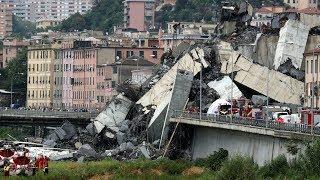 Genoa Bridge Collapse in Italy & 14 August 2018